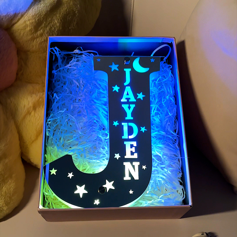 Personalized Alphabet Name Mirror Light